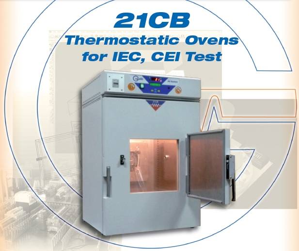 Galli-Oven, 21CB, Stufa Ricambi Aria Controllati, Thermostatic Controlled Air Exchange Ovens, IEC, CEI, DIN Standard test